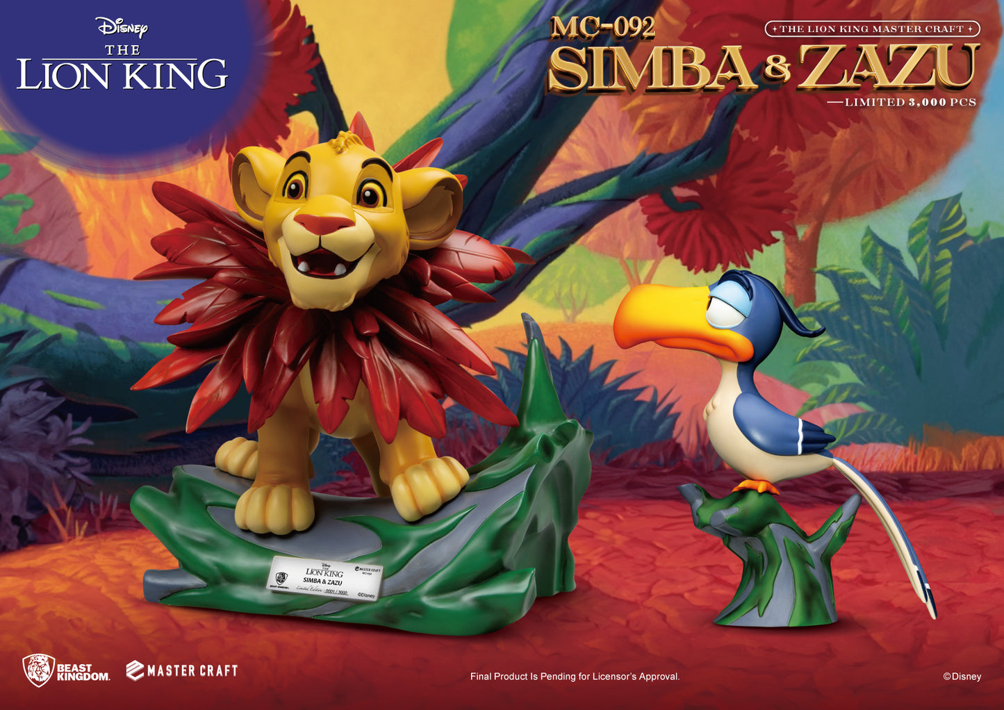 Beast Kingdom Simba & Zazu Beelden (Pre Order)