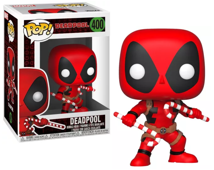 De Funko PoP Marvel ‘Holiday Deadpool’ 400 brengt de favoriete anti-held in een feestelijk jasje, compleet met zijn kenmerkende kleuren en een schattig kerstthema, perfect om elke ruimte op te vrolijken en de feeststemming te verspreiden.