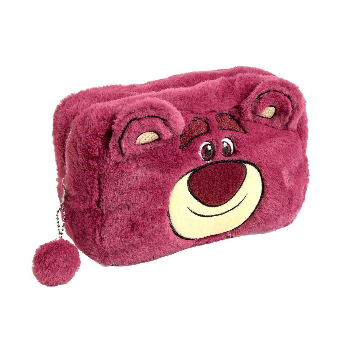 Ruime toilettas met Lotso-thema, ideaal voor het organiseren van toiletartikelen tijdens reizen of dagelijks gebruik.