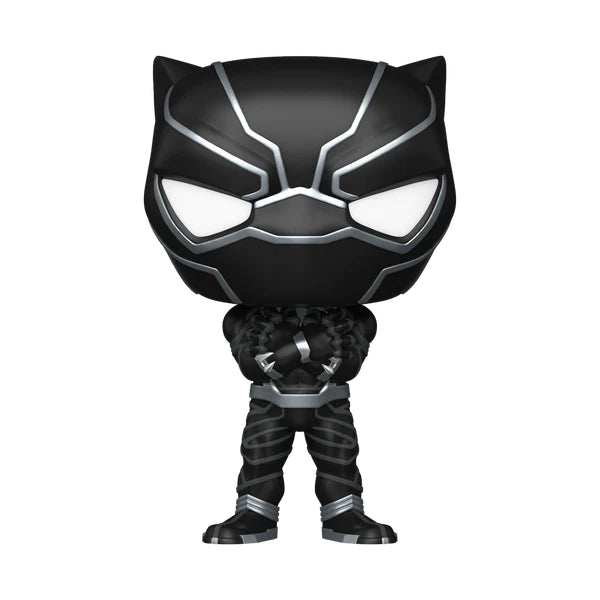 Verwelkom de koning van Wakanda in je collectie met deze stijlvolle Black Panther Funko Pop!, geïnspireerd op zijn iconische debuut.