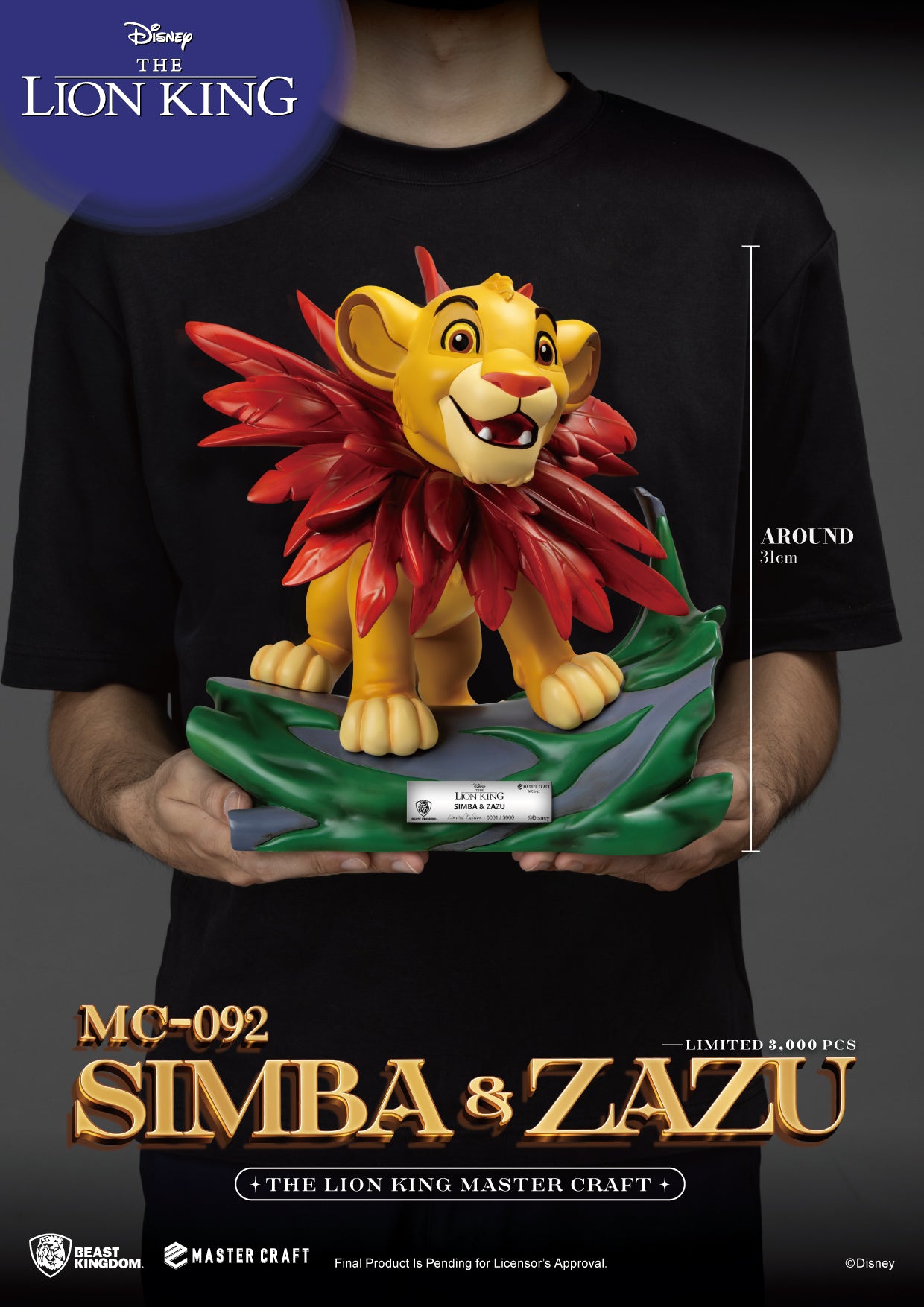 Beast Kingdom Simba & Zazu Beelden (Pre Order)