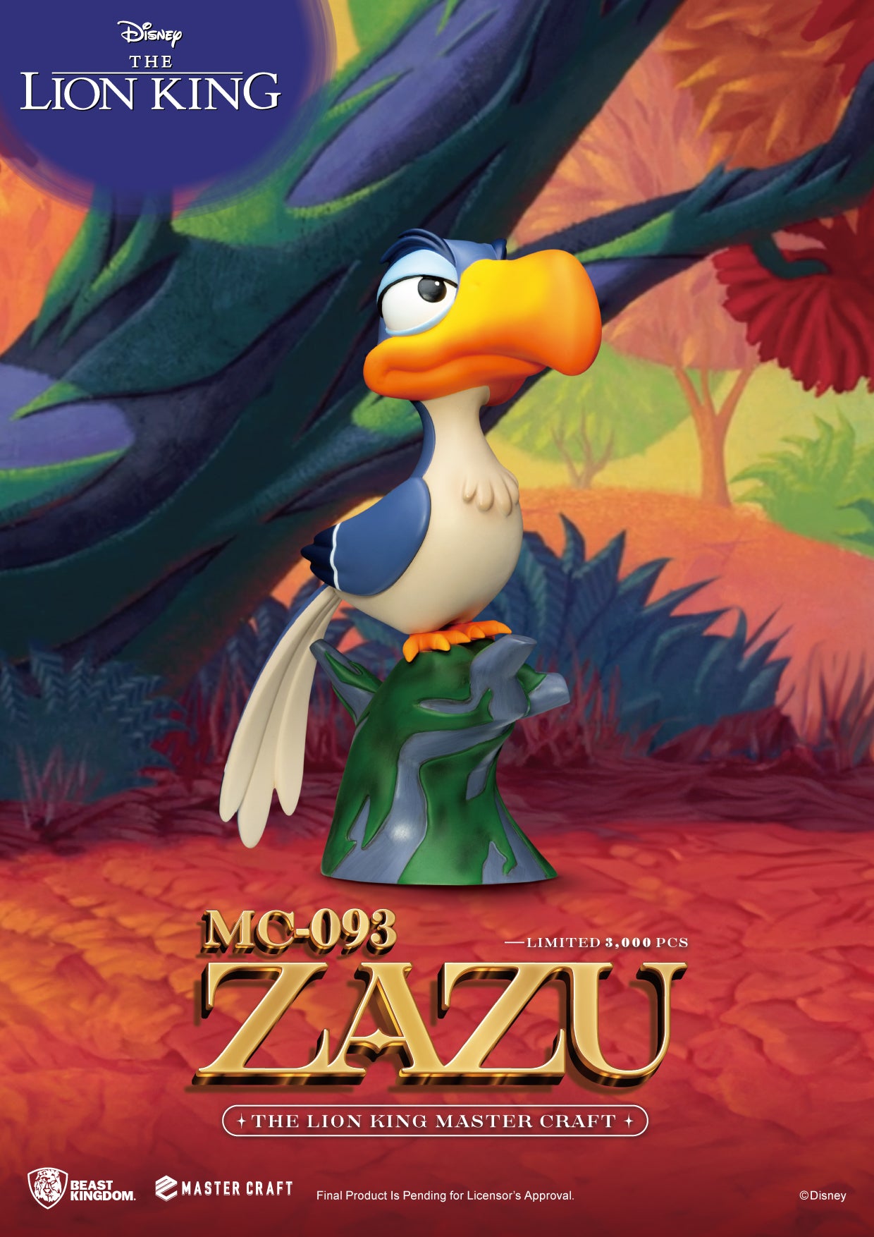 Beast Kingdom The Lion King ‘Zazu’ (Pre Order)