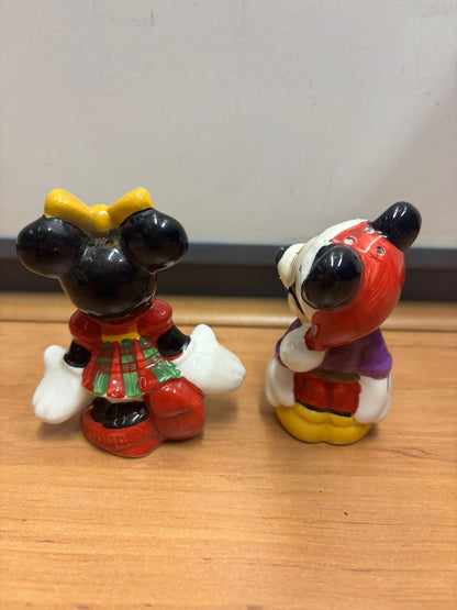 Mickey en Minnie Kerst Peper en Zout Stel