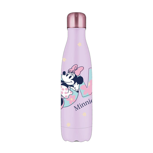 Minnie Mouse waterfles in lila kleur, met vrolijk ontwerp en praktische 700 ml capaciteit – ideaal voor lange avonturen.