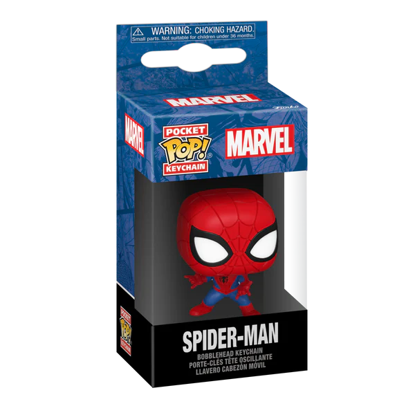 Spider-Man Pop! Sleutelhanger brengt moed en humor, perfect voor Marvel-fans die hun collectie willen versterken.