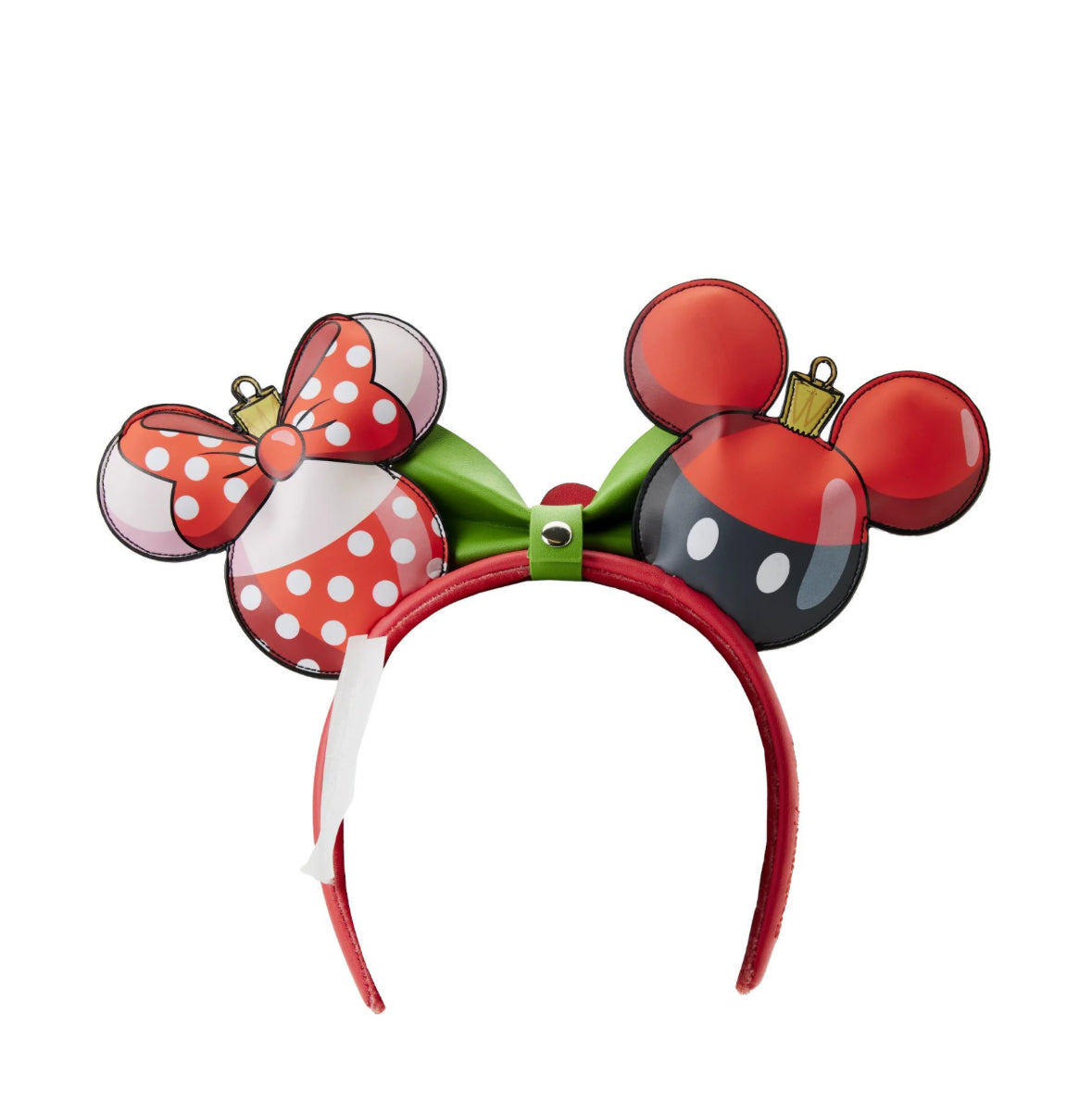 Schattige en feestelijke Mickey & Minnie Kerst Ornament Oortjes van Loungefly voor Disney-fans.