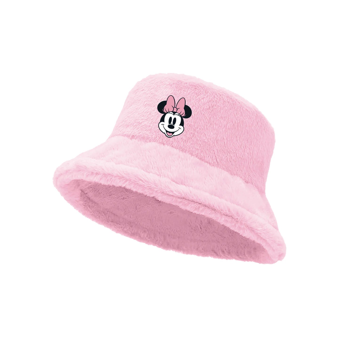 Voeg een speelse flair toe aan je outfit met de Minnie Mouse Fluffy Bucket Hoed, gemaakt van zacht pluche en versierd met Minnie's iconische strik en vrolijke polka dots. Deze comfortabele hoed is perfect voor elke gelegenheid en laat je liefde voor Disney stralen terwijl je je beschermt tegen de zon.