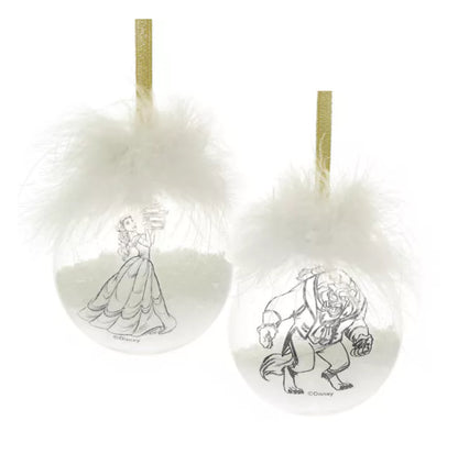 Disney Beauty and the Beast Christmas Baubles