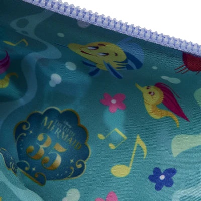 Officieel gelicenseerde Disney-portemonnee: Loungefly Disney The Little Mermaid 35th Anniversary polsbandportemonnee