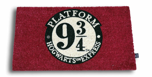 Harry Potter Deurmat Platform 9 3/4 met iconisch ontwerp, ideaal om je voordeur een magische uitstraling te geven.