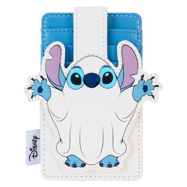 Stitch Ghostly Card Holder - Eng-leuke kaarthouder met Stitch in kostuum, met glow-in-the-dark effect en meerdere vakken voor pasjes.