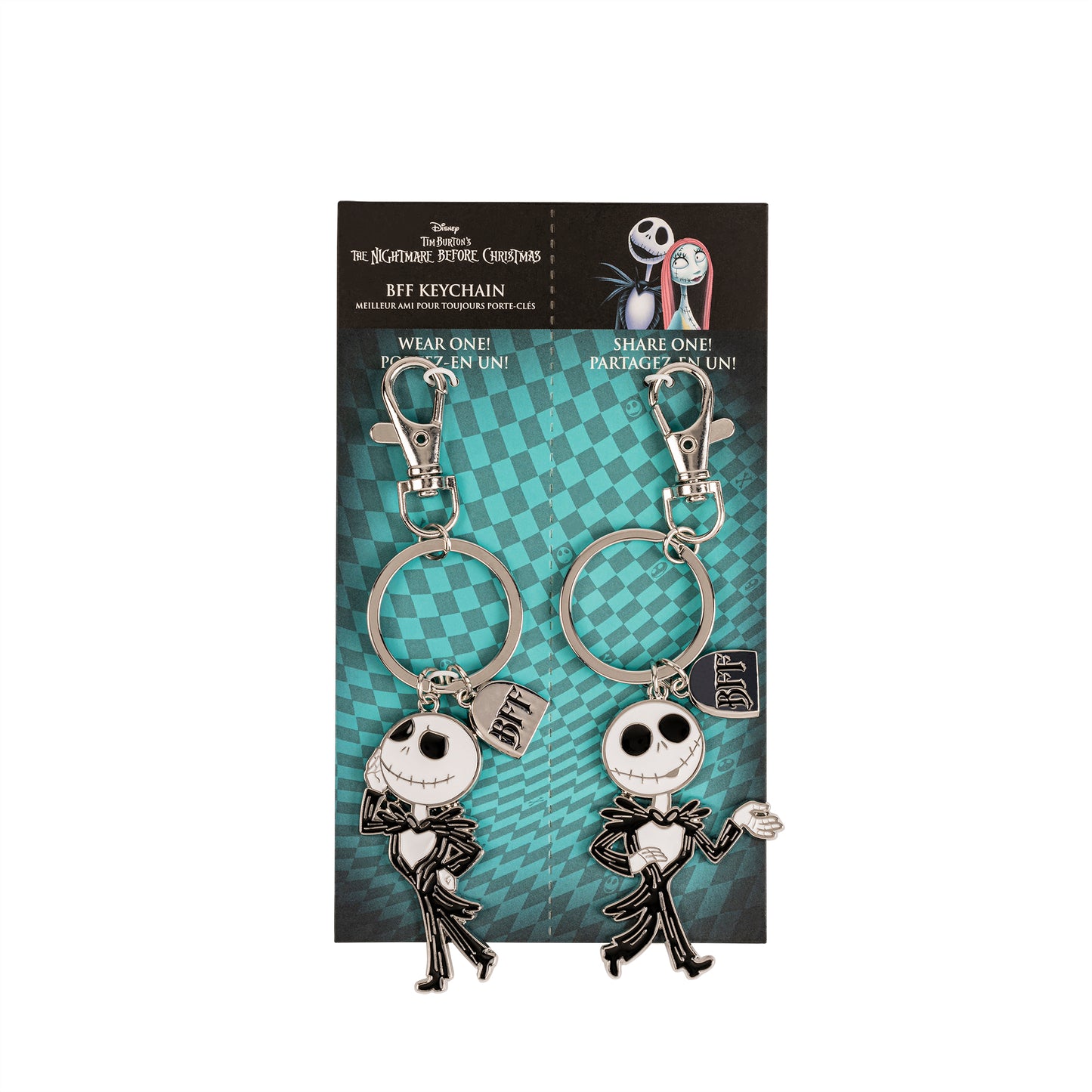 Nightmare before Christmas Best Friends Sleutelhangers Set