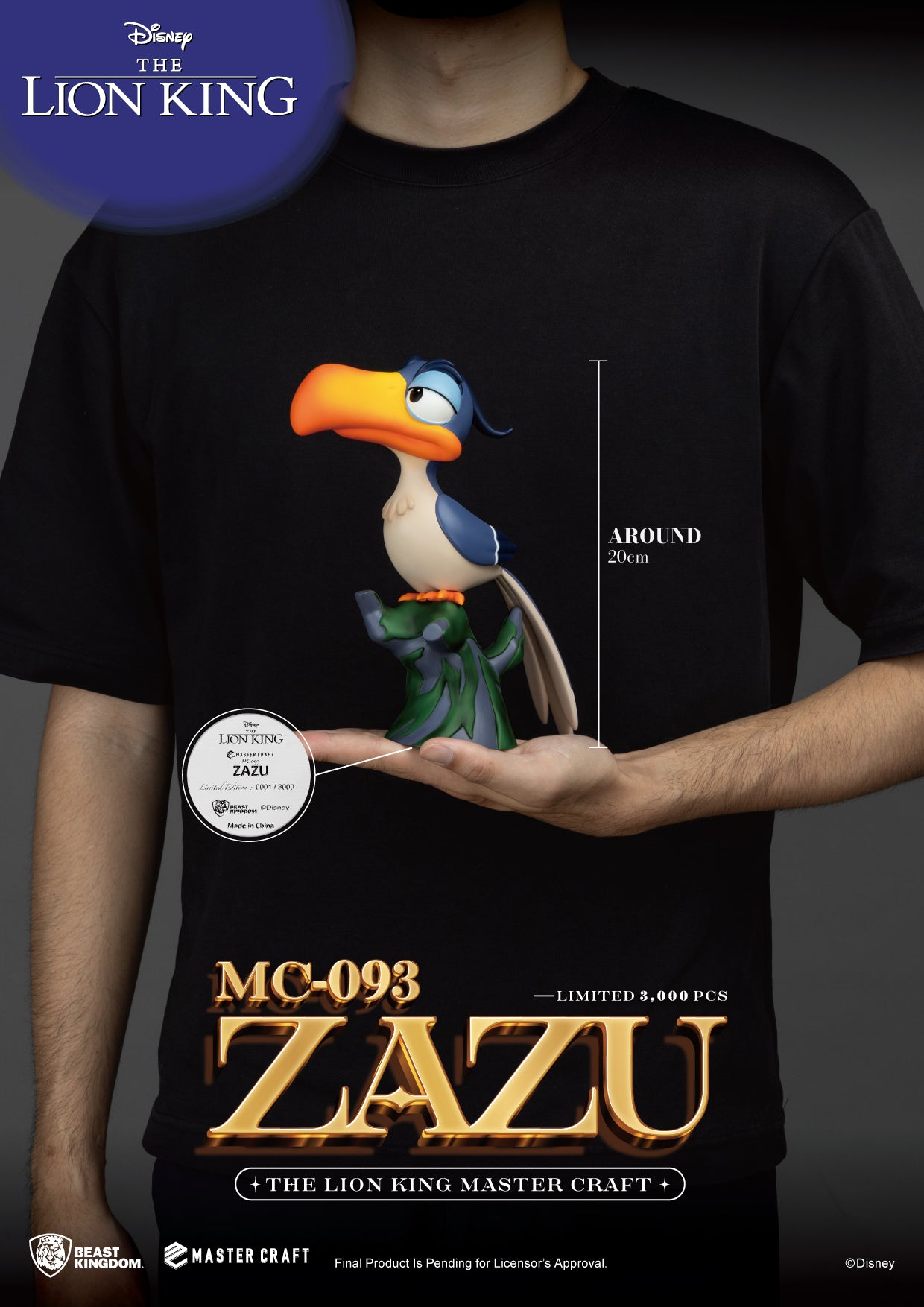 Beast Kingdom The Lion King ‘Zazu’ (Pre Order)