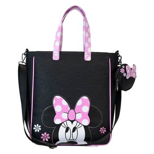 Loungefly Minnie ‘Floral Rock The Dots’ Tote Bag (Pre Order)