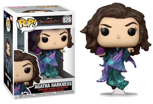 Verken de geheimen van WandaVision met de Funko Pop Agatha Harkness '826'. Deze nauwkeurige vinylfigurine vangt de intrigerende charme van de mysterieuze heks uit de Marvel-serie, een must-have voor verzamelaars die hun collectie willen aanvullen met een vleugje magie en mysterie.