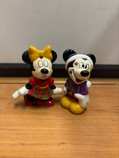 Mickey en Minnie Kerst Peper en Zout Stel