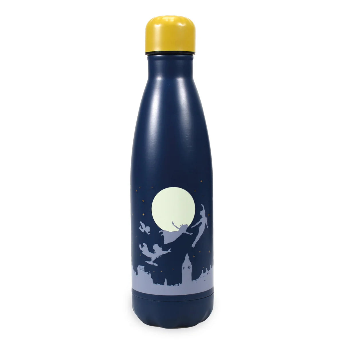 Stijlvolle en duurzame Neverland fles met magisch design geïnspireerd door Disney's Peter Pan, perfect als cadeau of voor fans van alle leeftijden.