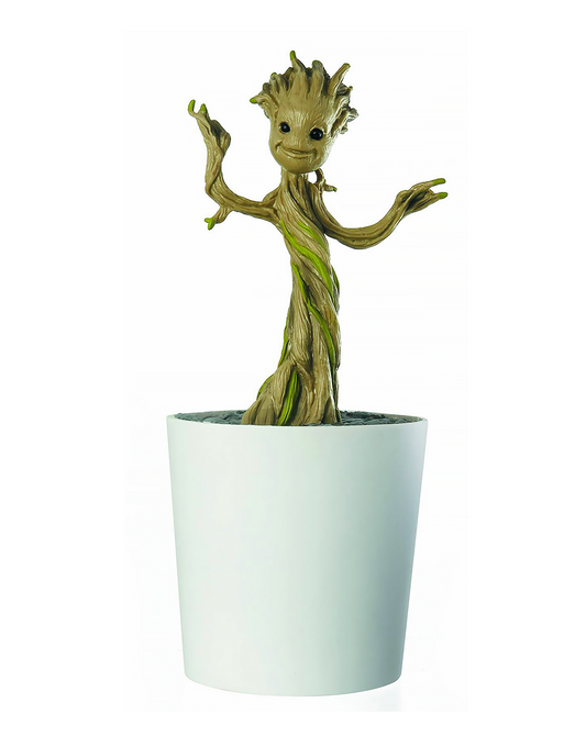 Schattige Baby Groot spaarpot, geïnspireerd door Guardians of the Galaxy, met gedetailleerde afwerking – perfect als decoratie en voor het sparen van geld.