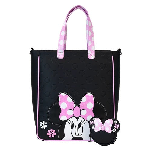 Loungefly Minnie ‘Floral Rock The Dots’ Tote Bag (Pre Order)