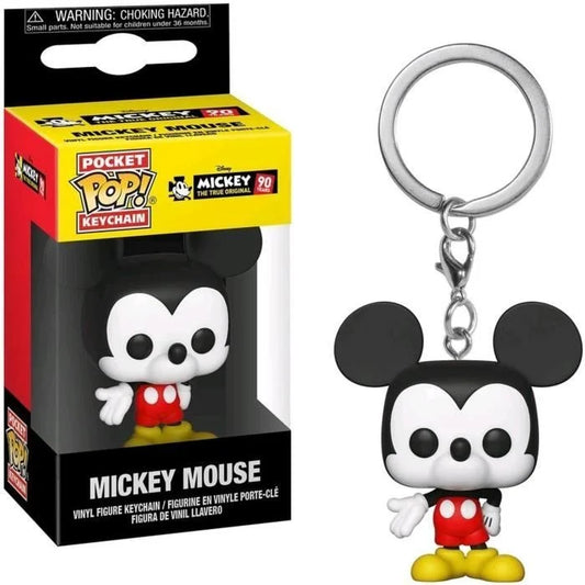 Exclusieve Pocket Pop! Mickey Mouse 90th Anniversary Keychain - een schattige en gedetailleerde sleutelhanger, perfect voor elke Disney-liefhebber en een prachtig eerbetoon aan de iconische Mickey Mouse ter viering van 90 jaar magie.