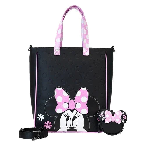 Loungefly Minnie ‘Floral Rock The Dots’ Tote Bag (Pre Order)