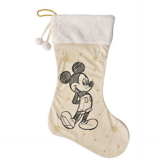 Disney Mickey Mouse Fluwelen Kerstsok