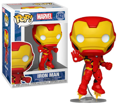 Vernieuw je Marvel-collectie met deze nieuwe look van Iron Man, geïnspireerd op zijn eerste Funko Pop!-verschijning, en voeg deze briljante uitvinder toe aan je heldenrij.