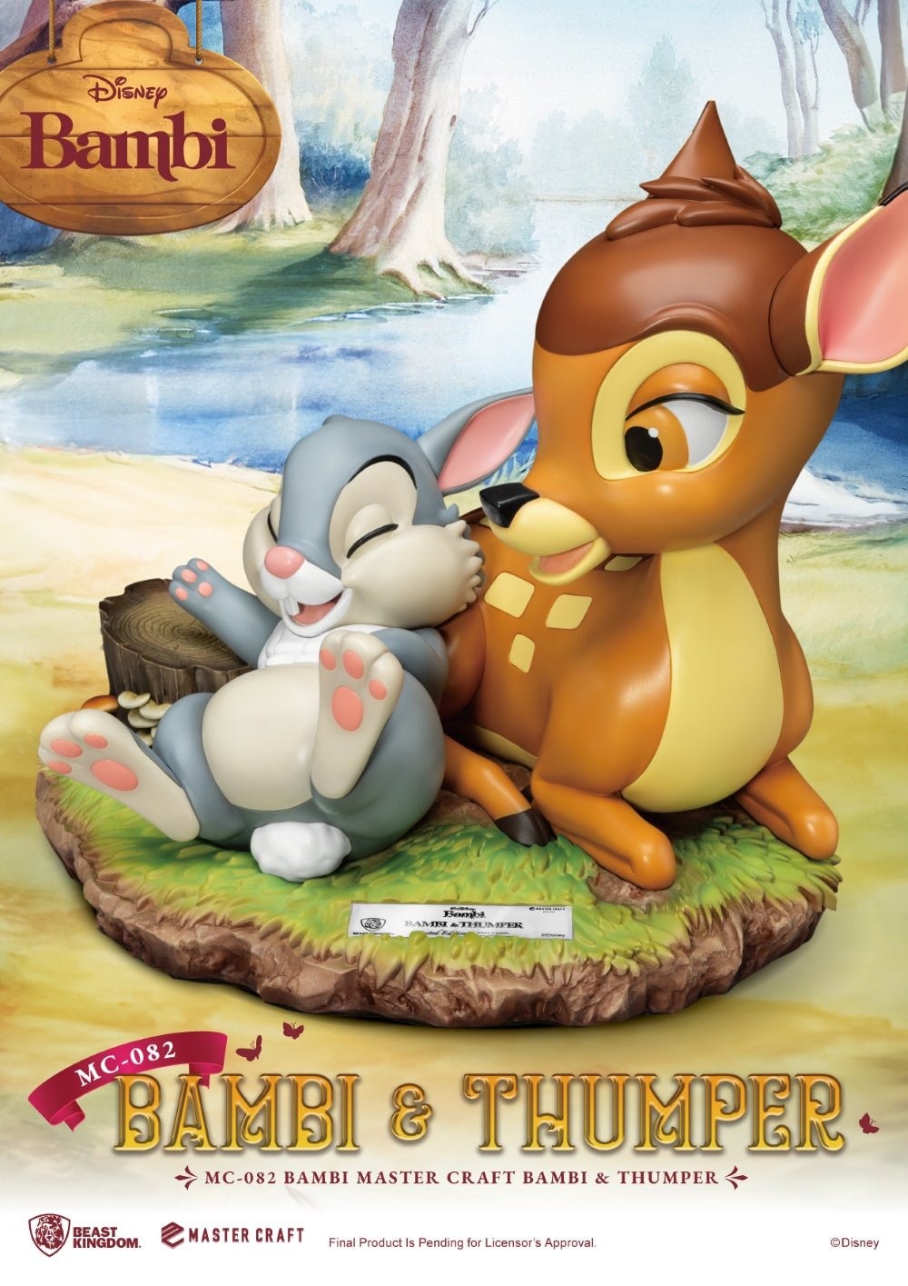 Master Craft Bambi & Stampertje Beeld (Pre Order)