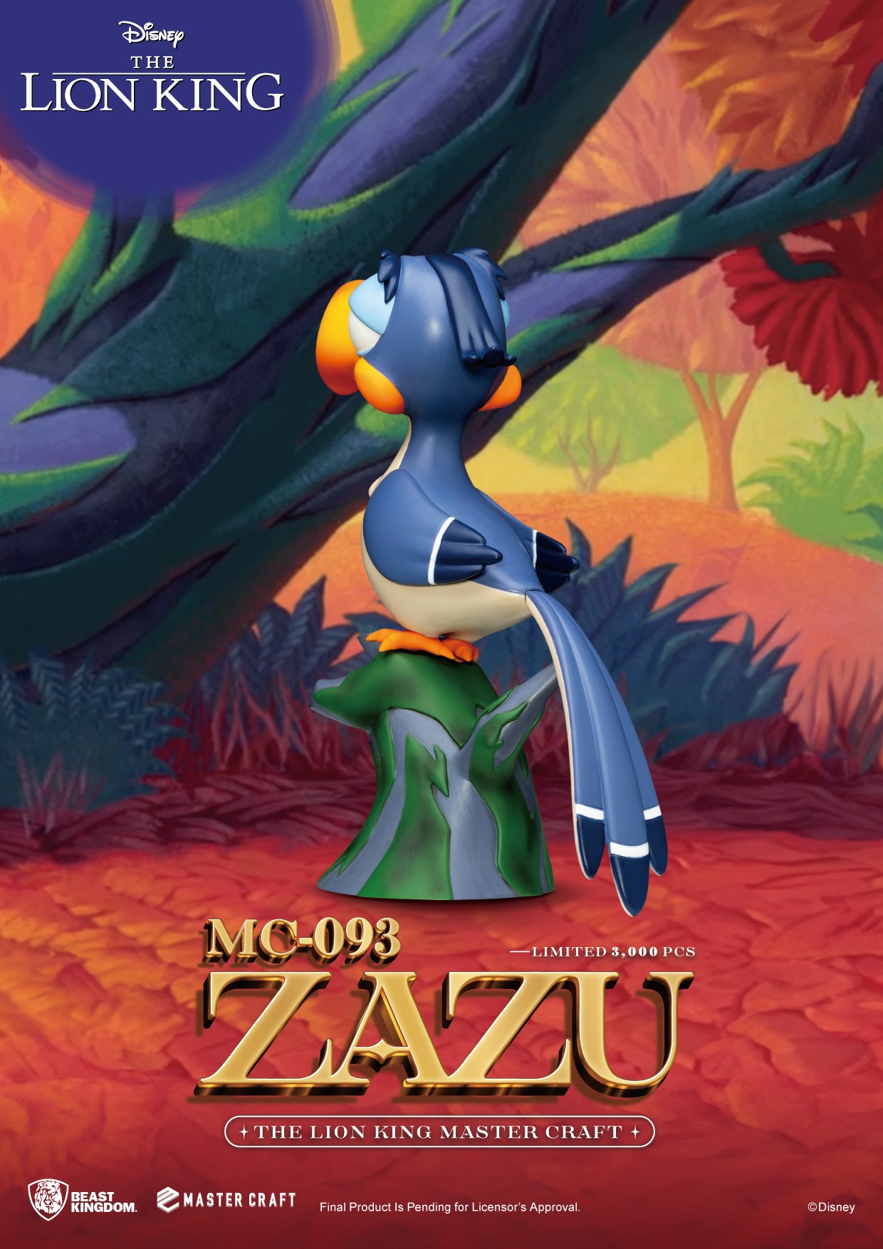 Beast Kingdom The Lion King ‘Zazu’ (Pre Order)