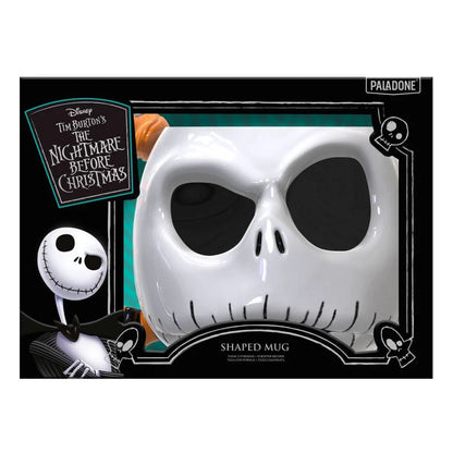 Officieel gelicentieerde keramische beker met hoogwaardige bedrukte decoratie, geïnspireerd door de iconische Jack Skellington uit The Nightmare Before Christmas.