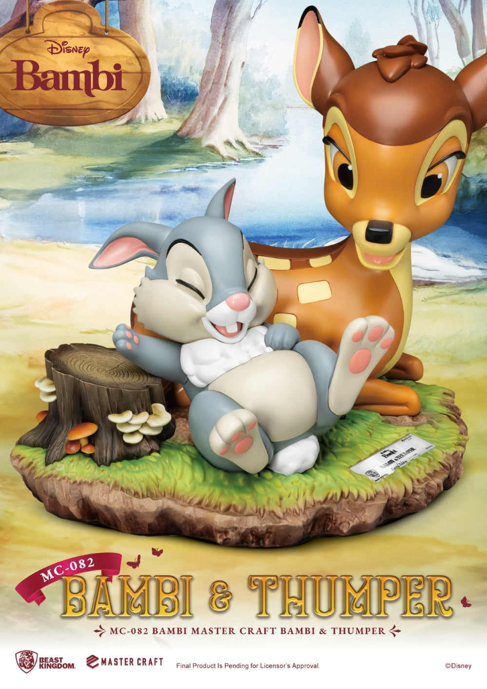 Master Craft Bambi & Stampertje Beeld (Pre Order)