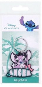 "Sleutelhanger Angel: Een schattige sleutelhanger met het personage Angel uit Disney's 'Lilo & Stitch,' perfect voor het personaliseren van je sleutelbos of tas met een vleugje Disney-charme."