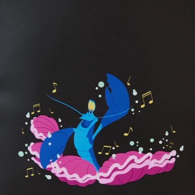 Een eerbetoon aan 35 jaar The Little Mermaid: de Loungefly Disney The Little Mermaid Mini Rugzak is perfect om favoriete filmherinneringen te dragen waar je ook gaat.