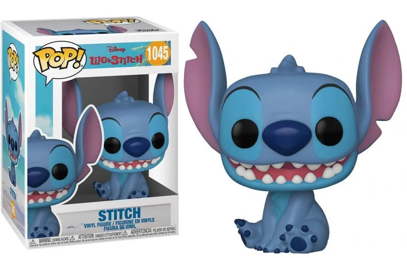 Voeg een glimlach toe aan je collectie met de Funko Pop Stitch Smiling Seating '1045'. Deze charmante vinylfigurine toont Stitch in een zittende positie, stralend van vreugde en vastgelegd in zijn kenmerkende brede glimlach. Een perfecte aanvulling voor Disney-liefhebbers en Funko-verzamelaars die zijn onweerstaanbare charme willen ervaren!