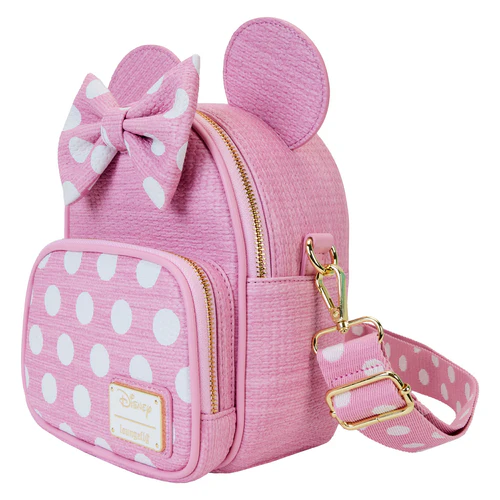 Loungefly Minnie Mouse Straw Convertible bag