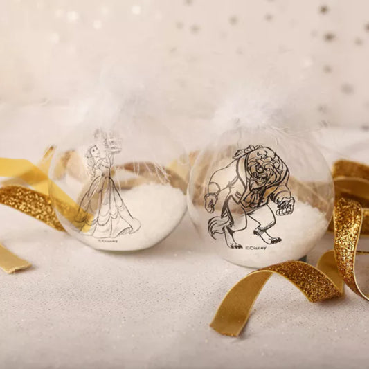 Disney Beauty and the Beast Christmas Baubles