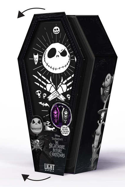 Sfeervolle Nightmare Before Christmas LED Lamp, perfect voor fans en griezelige decoraties.