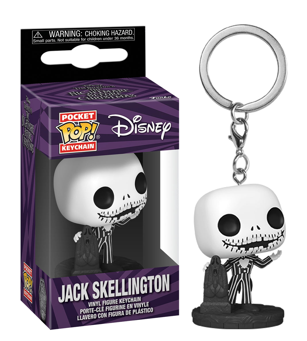 'Pocket Pop van Funko met Jack Skellington'