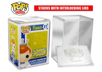 Exclusieve UV Pop! Protector voor Funko Pop! met bescherming tegen UV-bleking en doorzichtig plastic om alle kanten van je verzameling te tonen, geschikt voor standaard Pop! dozen.