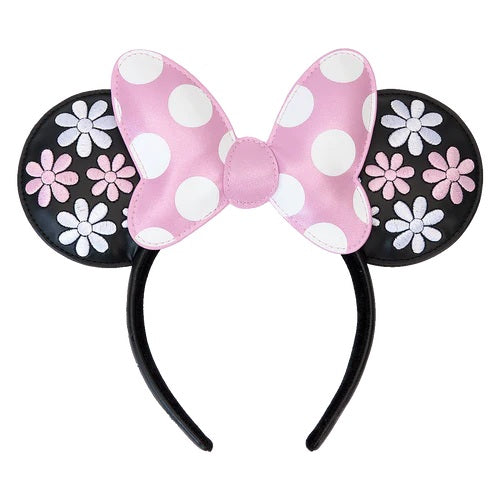 Loungefly Minnie ‘Floral Rock The Dots’ Ears (Pre Order)