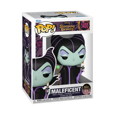 Pop! Maleficent met kaars in de hand, als eerbetoon aan de 65e verjaardag van Disney's Sleeping Beauty, ideaal om je verzameling en feestjes te verlichten.