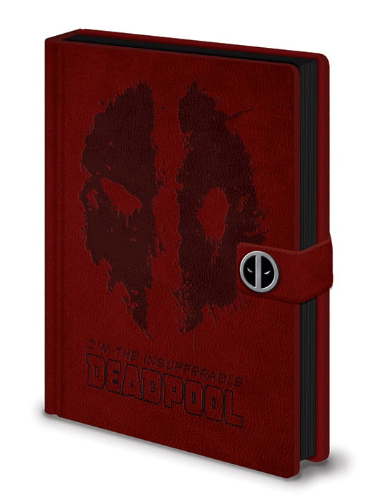 Deadpool Premium Notitieboek met opvallend ontwerp en luxe afwerking, perfect voor aantekeningen en schetsen.