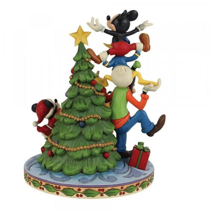 Disney Traditions Mickey and Friends 'Merry Tree Trimming' 