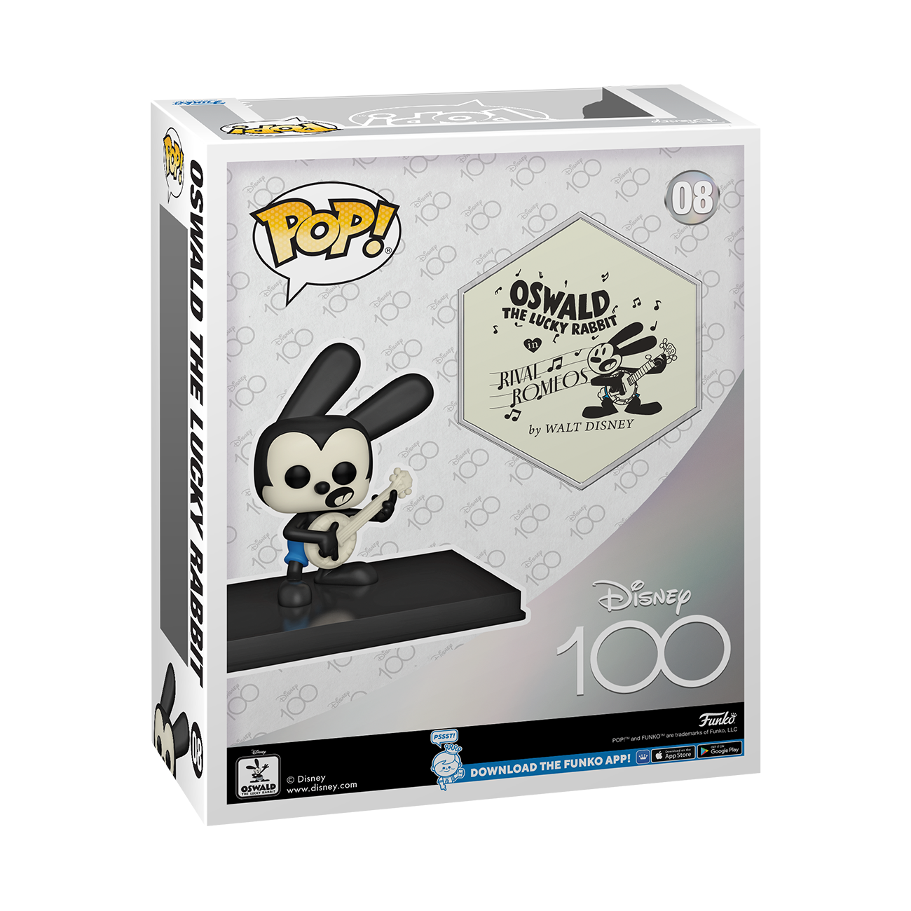 Disney 100 Funko Art Cover Oswald ‘08’