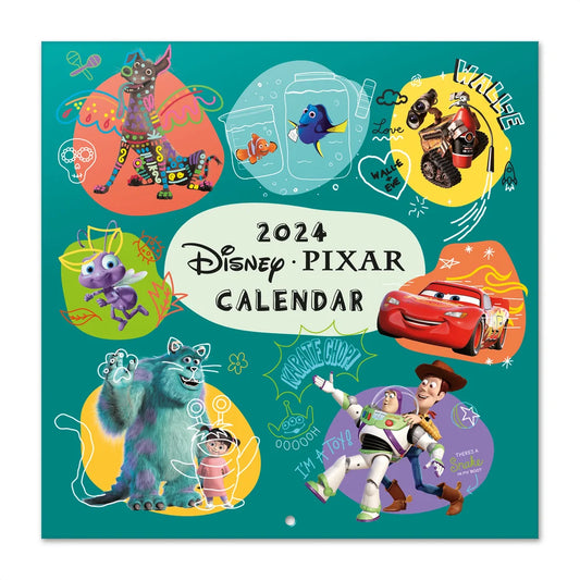 Disney Pixar Wall Calendar 2024