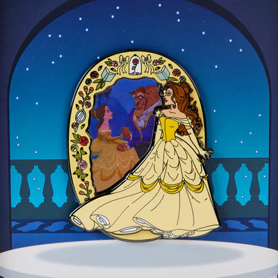 Disney Loungefly „Die Schöne und das Biest“-Anstecknadel „Belle“.