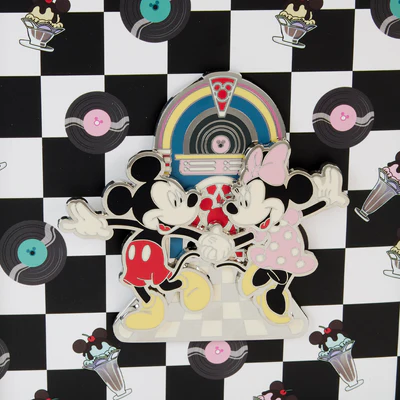 Disney Loungefly Mickey &amp; Minnie 'Date Night Jukebox' Pin