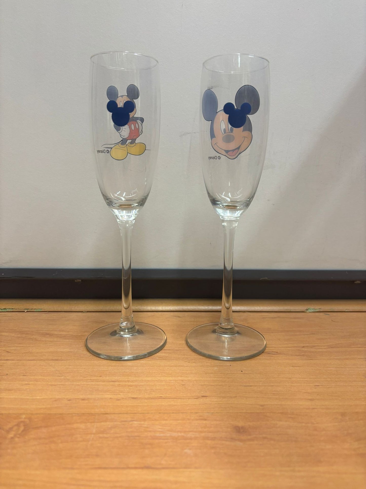 Mickey Mouse champagne glazen