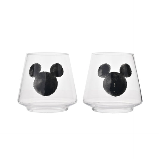 "Betoverende set van Mickey Mouse glazen kandelaars van DISNEY® - Dik, helder glas met prominente afbeeldingen van het iconische Mickey Mouse-hoofd. Ideaal voor theelichtjes of kleine kaarsen. Breng Disney-magie in huis!"