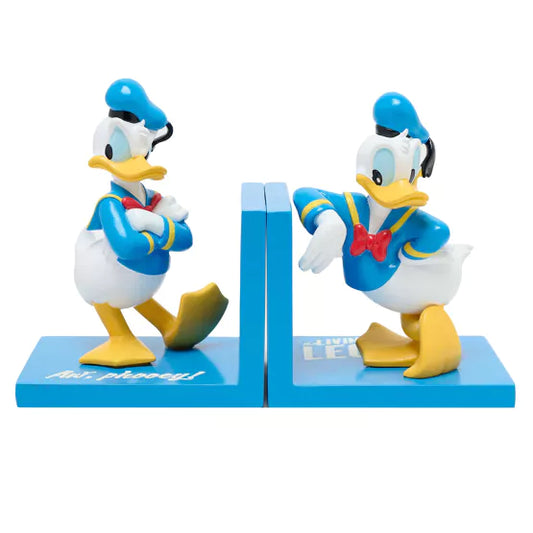 Verrijk je boekenplank met de speelse Disney Donald Duck Boekensteunen, geïnspireerd op het geliefde personage. Een must-have voor elke Disney-liefhebber!